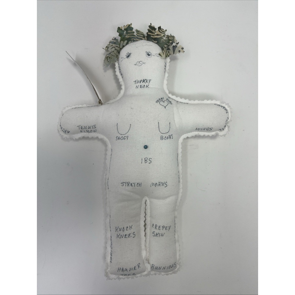 Over the Hill Woman Symptoms Lady Voo Doo Doll Pain‎ Indicator GAG GIFT Handmade